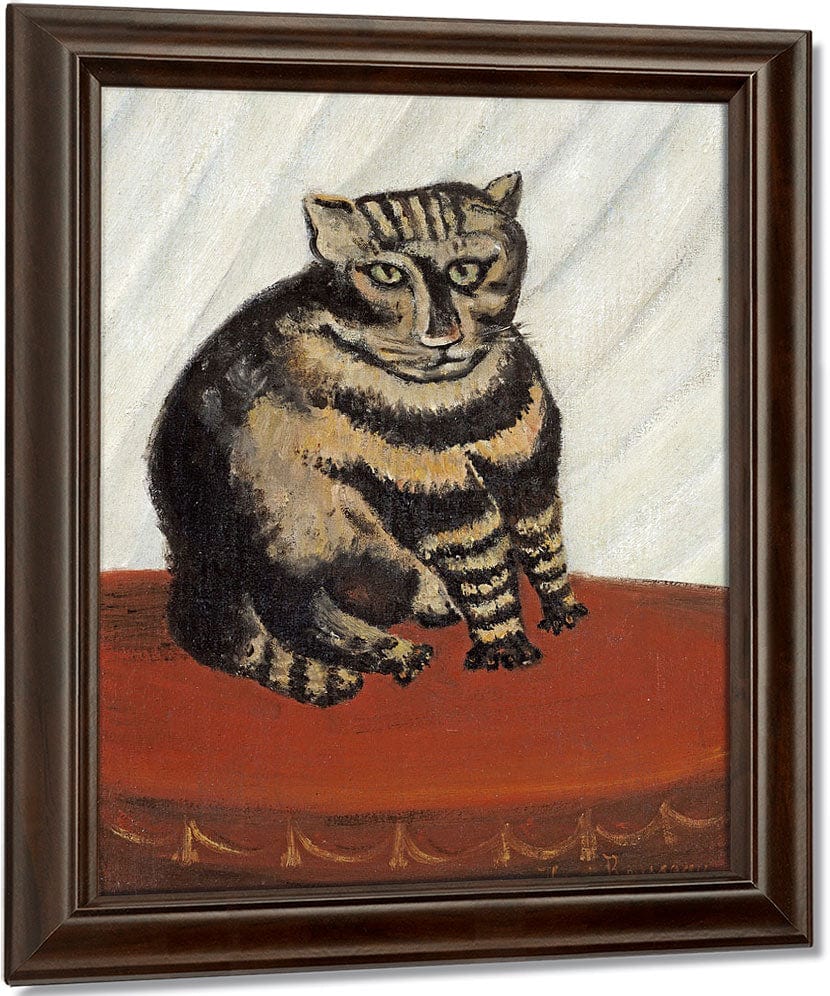 The Tabby By Henri Julien Felix Rousseau Fine Art Print