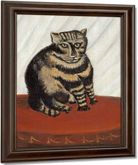 The Tabby By Henri Julien Felix Rousseau Fine Art Print