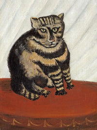 The Tabby By Henri Julien Felix Rousseau Fine Art Print