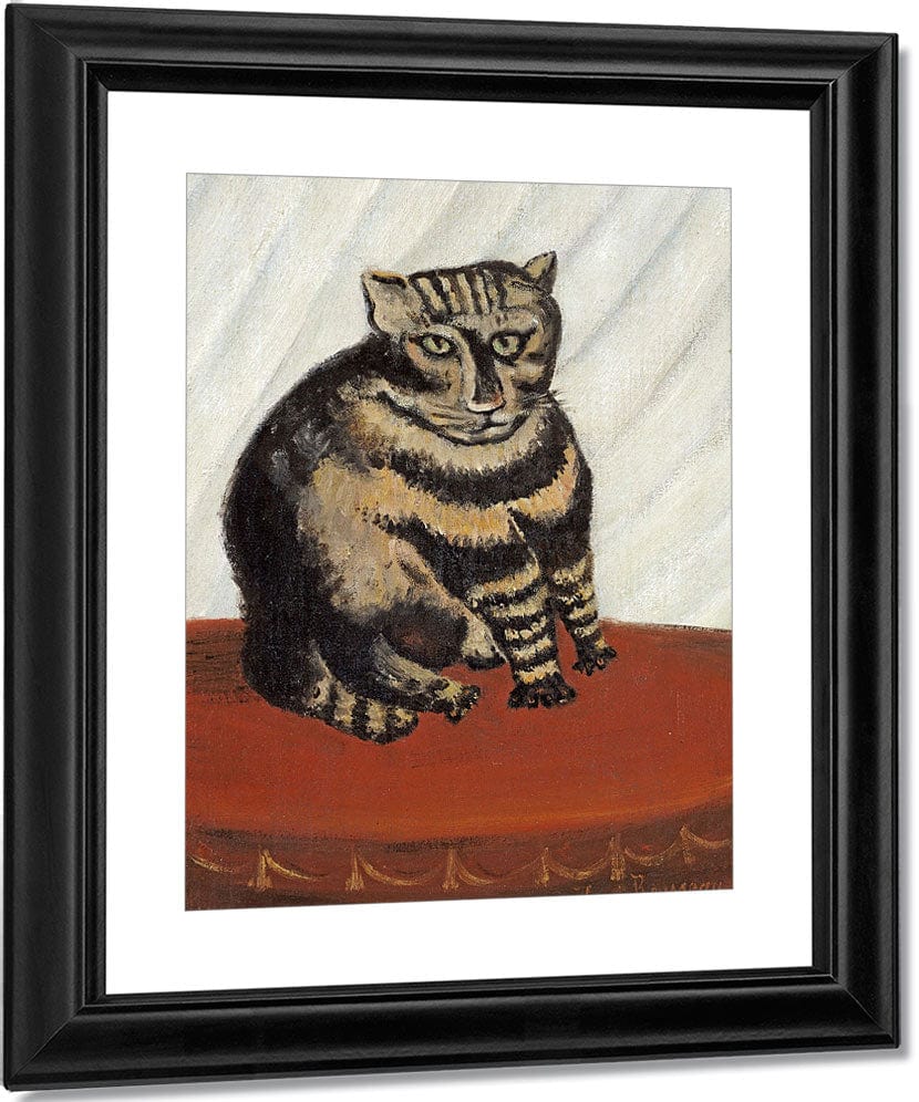 The Tabby By Henri Julien Felix Rousseau Fine Art Print