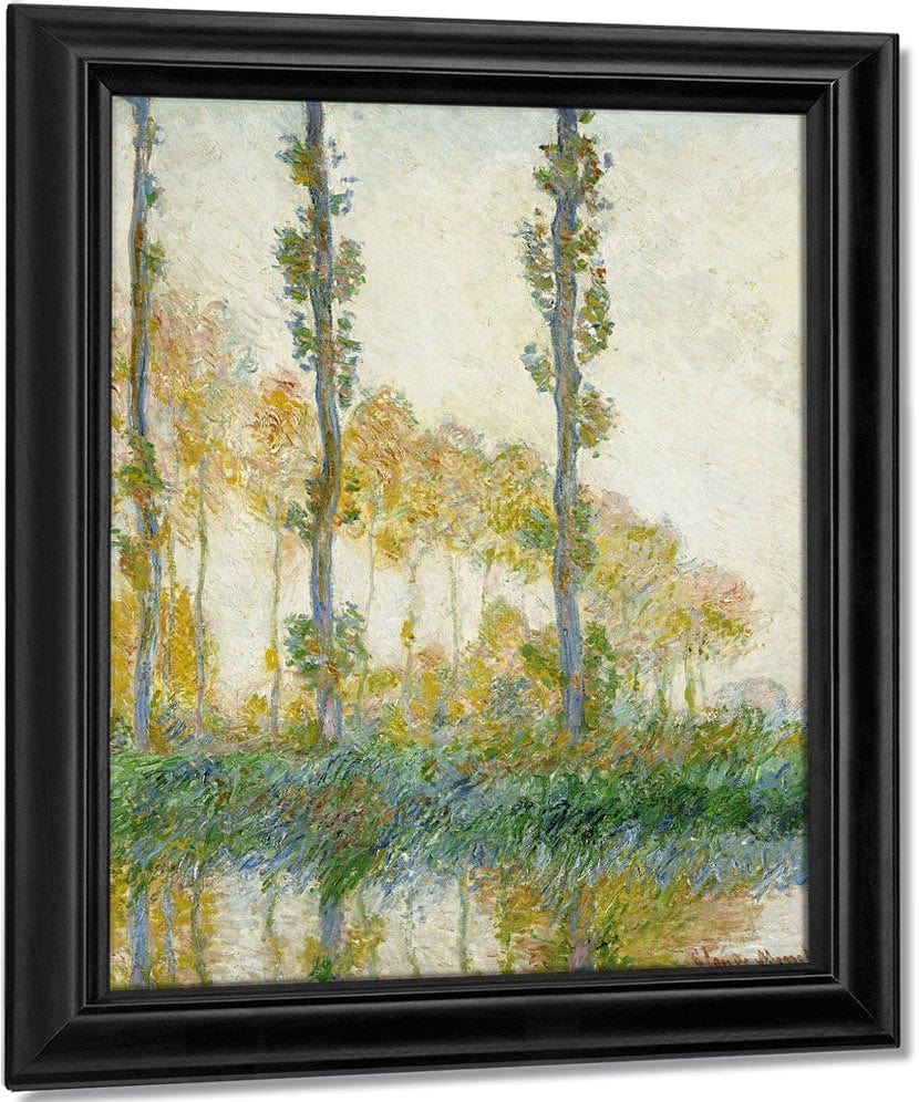 The Three Trees, Autumn By Claude Monet Fine Art Print