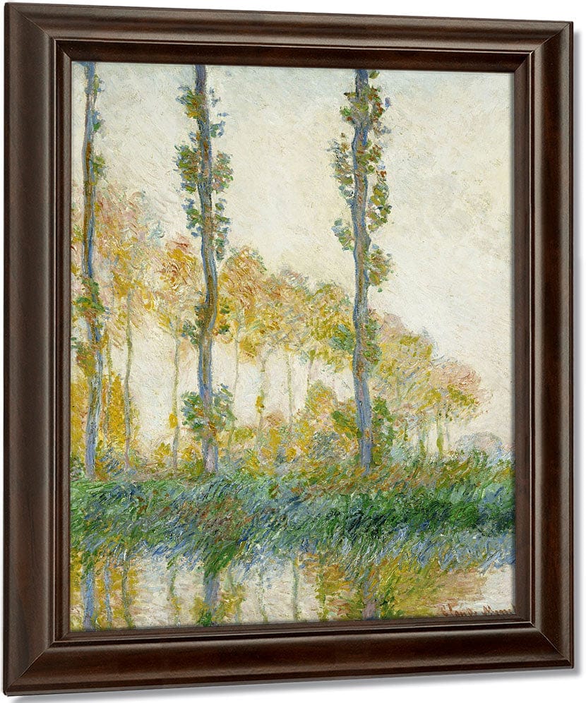 The Three Trees, Autumn By Claude Monet Fine Art Print
