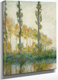 The Three Trees, Autumn By Claude Monet Fine Art Print