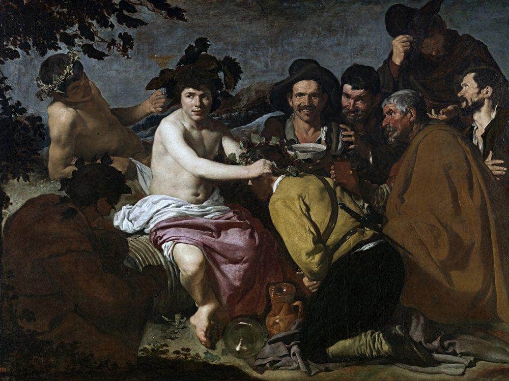 The Triumph Of Bacchus (Los Borrachos The Topers) By Diego Velazquez Fine Art Print