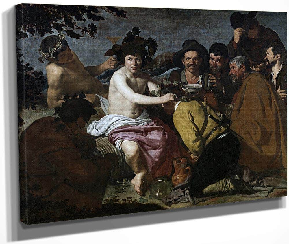 The Triumph Of Bacchus (Los Borrachos The Topers) By Diego Velazquez Fine Art Print