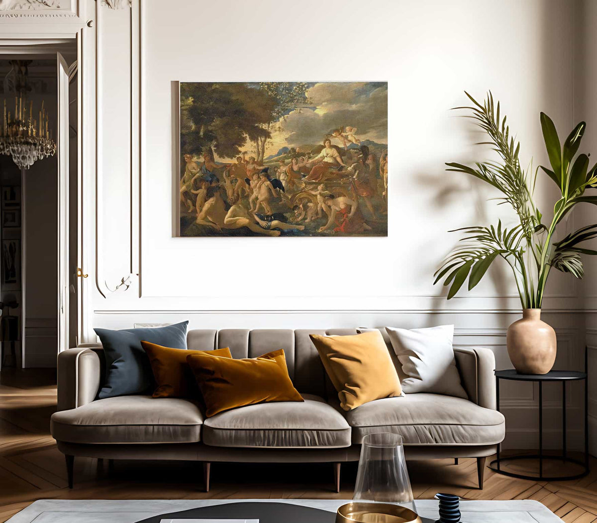 The Triumph Of Flora By Nicholas Poussin Fine Art Print