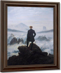 The Wanderer Above The Sea Of Fog 1818 By Caspar David Friedrich Fine Art Print