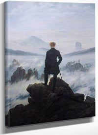 The Wanderer Above The Sea Of Fog 1818 By Caspar David Friedrich Fine Art Print