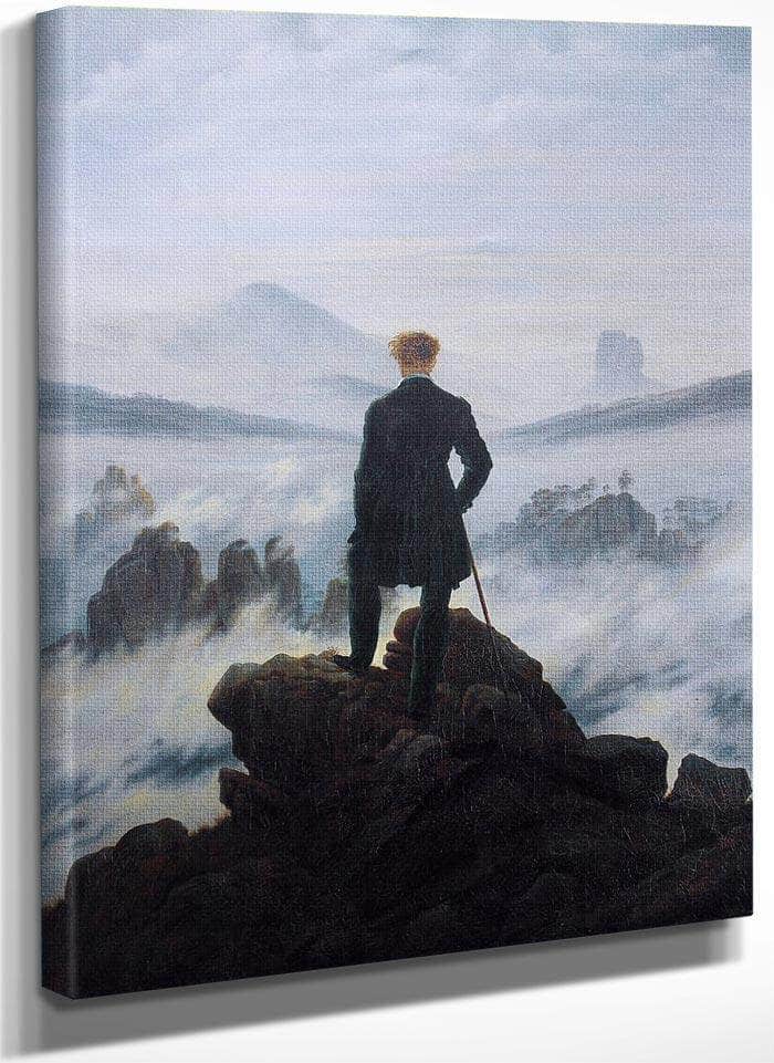 The Wanderer Above The Sea Of Fog 1818 By Caspar David Friedrich Fine Art Print