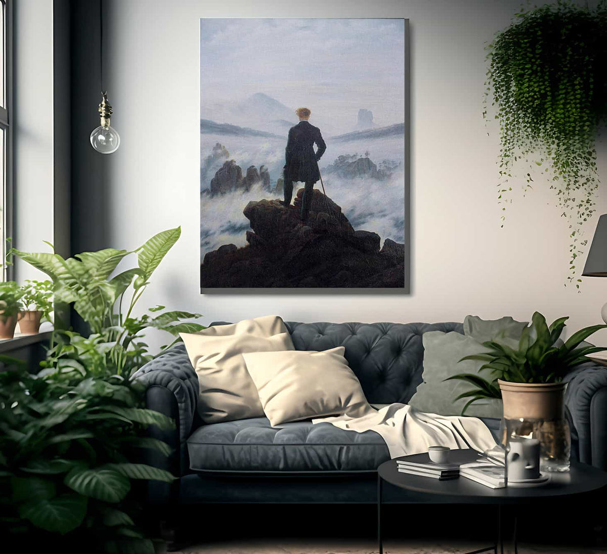 The Wanderer Above The Sea Of Fog 1818 By Caspar David Friedrich Fine Art Print