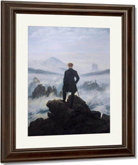 The Wanderer Above The Sea Of Fog 1818 By Caspar David Friedrich Fine Art Print