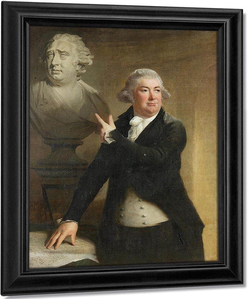 Three Quarter Length Portrait Of Robert Cunninghame Graham Of Gartmore Standing By A Desk By William Henry Walker Fine Art Print