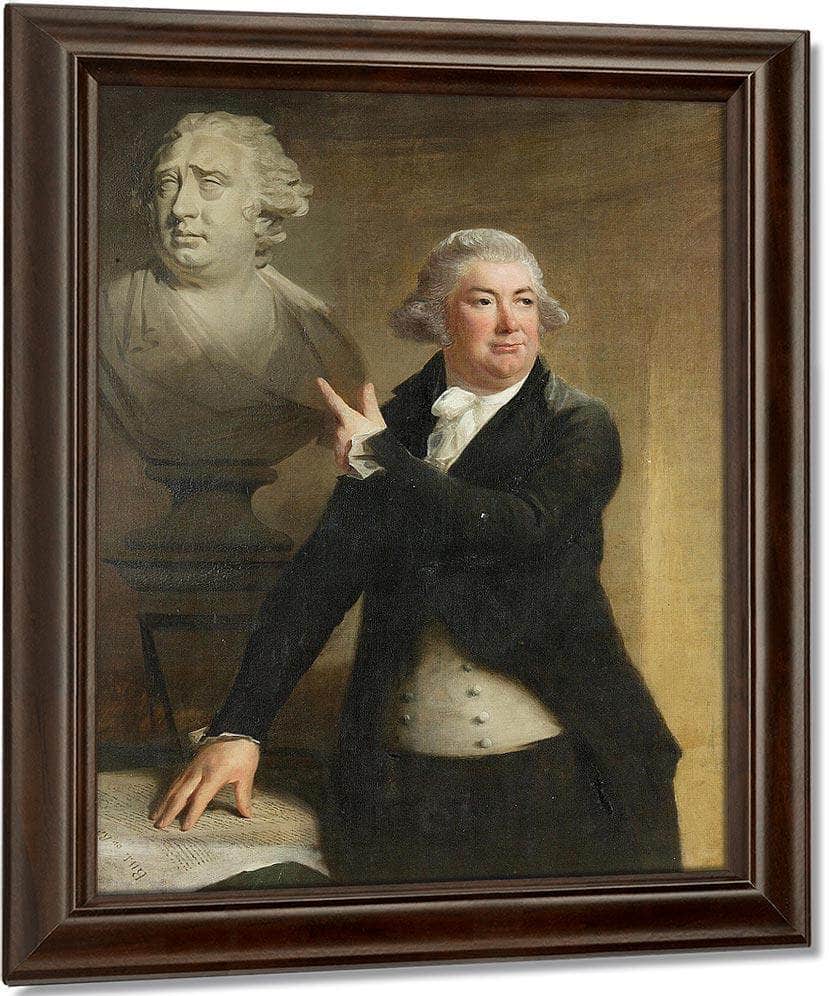 Three Quarter Length Portrait Of Robert Cunninghame Graham Of Gartmore Standing By A Desk By William Henry Walker Fine Art Print