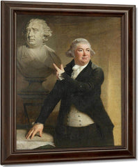 Three Quarter Length Portrait Of Robert Cunninghame Graham Of Gartmore Standing By A Desk By William Henry Walker Fine Art Print