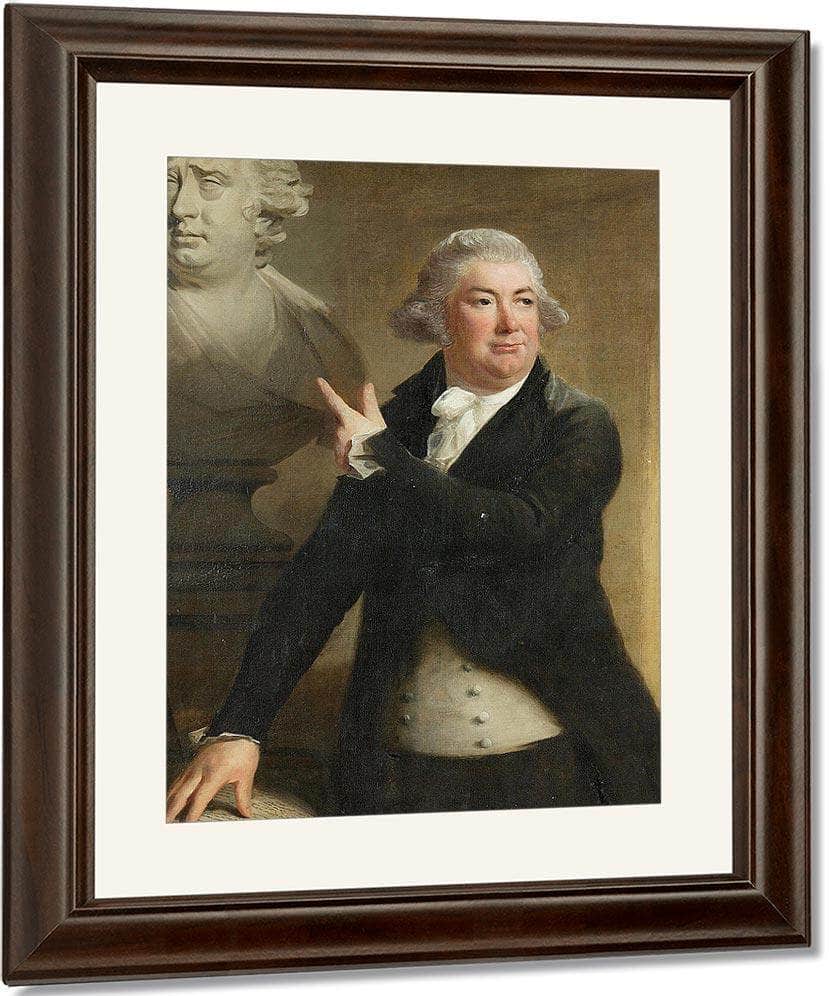 Three Quarter Length Portrait Of Robert Cunninghame Graham Of Gartmore Standing By A Desk By William Henry Walker Fine Art Print