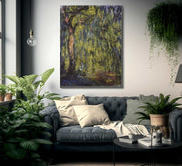 Weeping Willow 4 By Claude Monet Fine Art Print