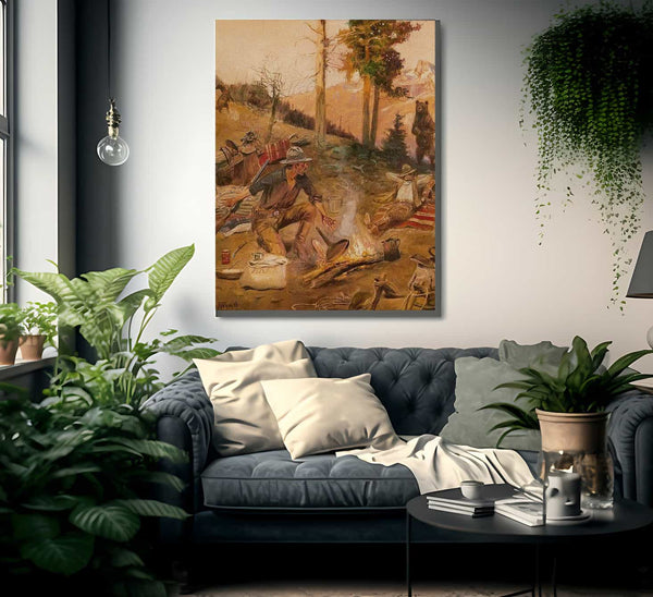 When Ignorance Is Bliss By Charles Marion Russell Fine Art Print