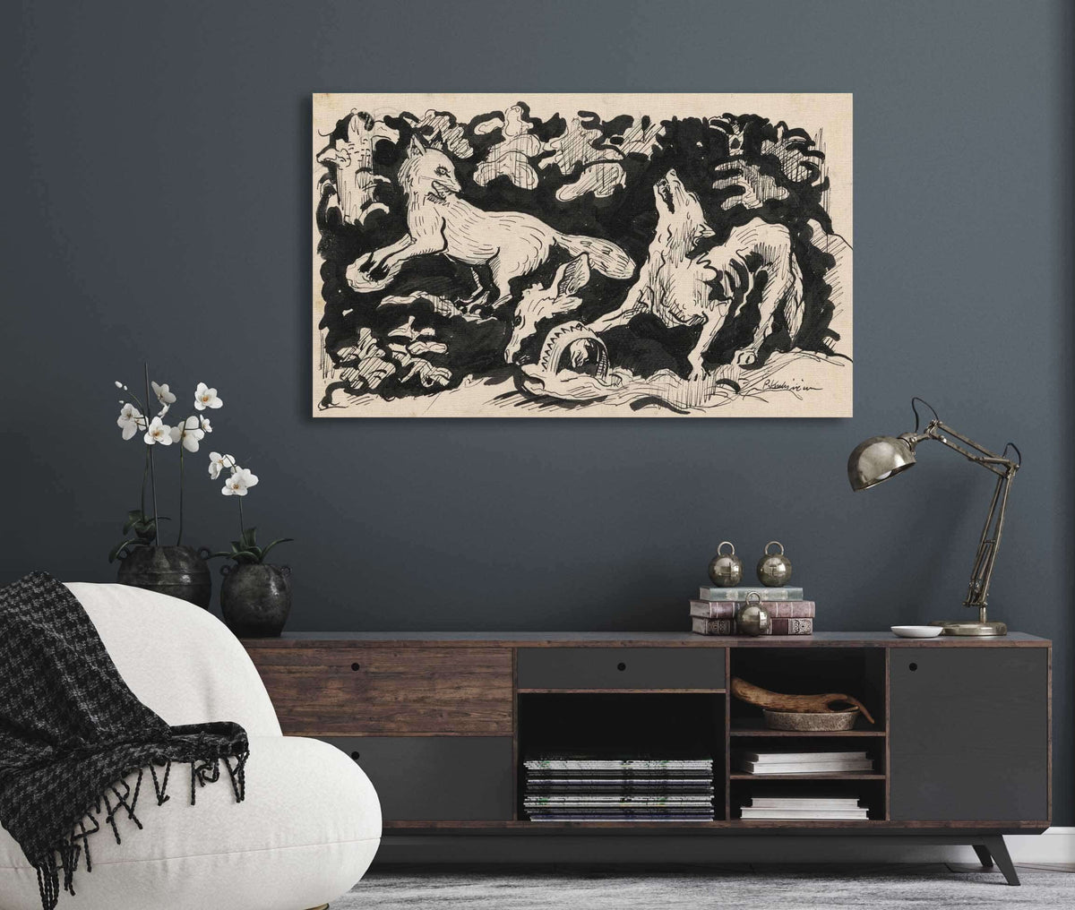 Fox In A Trap by Arnold Peter Weisz Kubincan