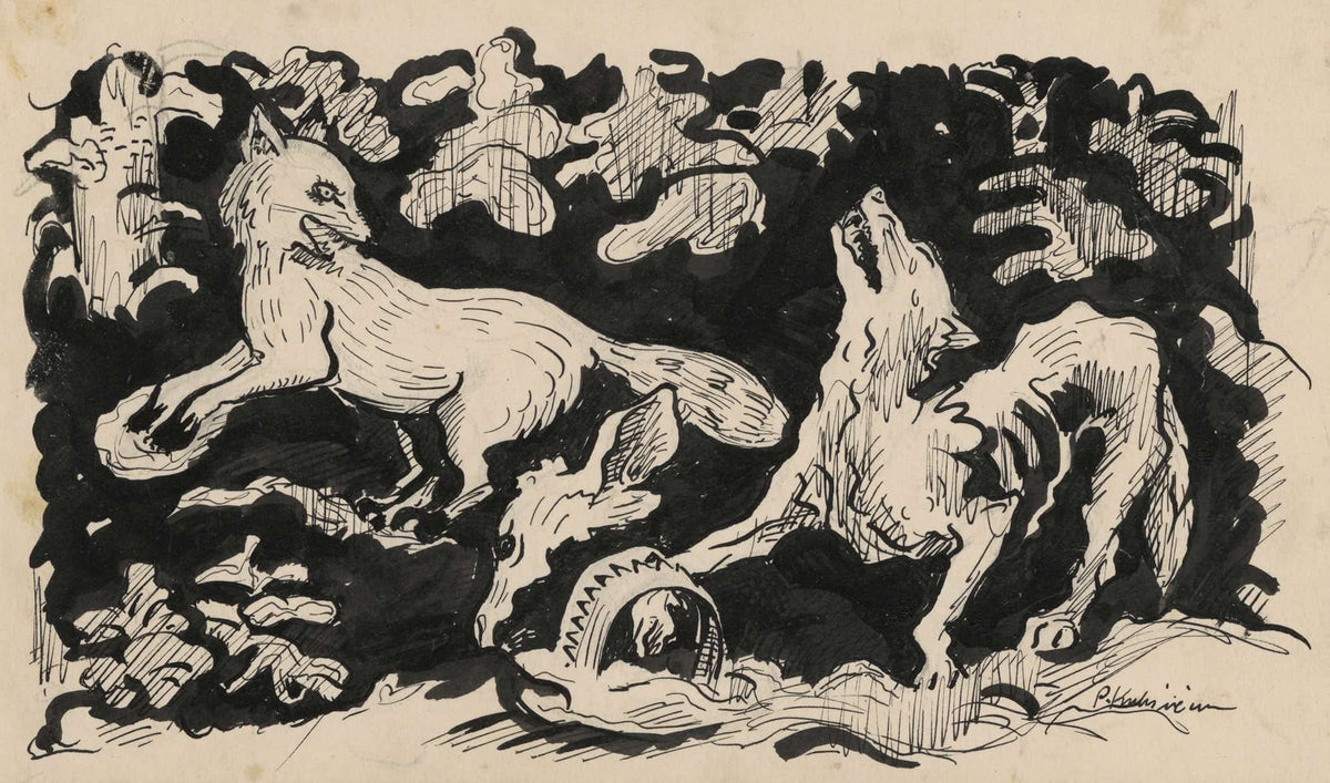 Fox In A Trap by Arnold Peter Weisz Kubincan