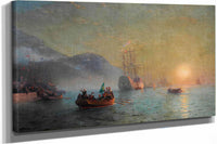 Hauling A Horse And Cart Out Of The Ice by Ivan Konstantinovich Aivazovsky