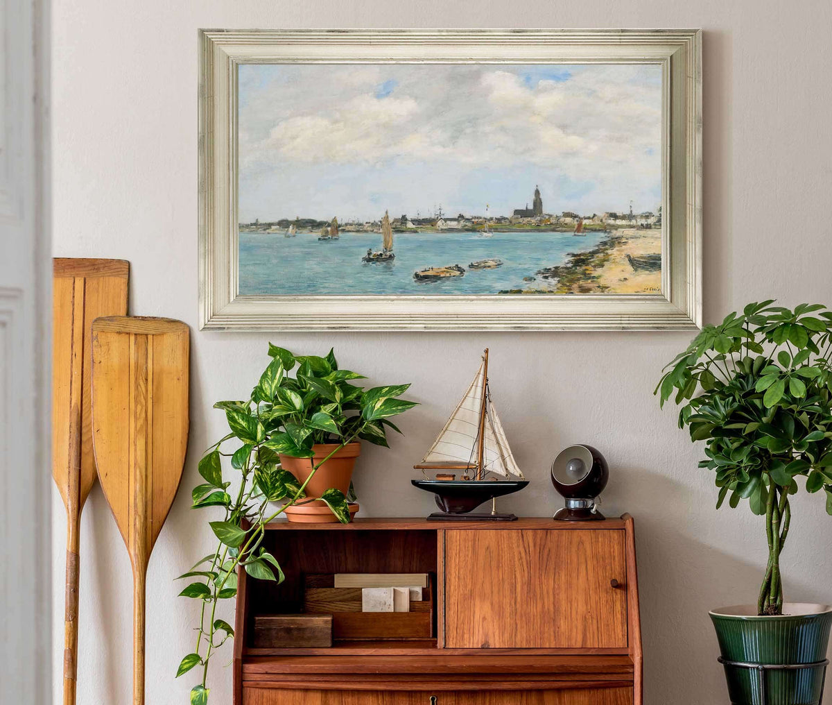 Le Croisic Vue Generale Prise De Pempron by Eugene Boudin