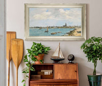 Le Croisic Vue Generale Prise De Pempron by Eugene Boudin