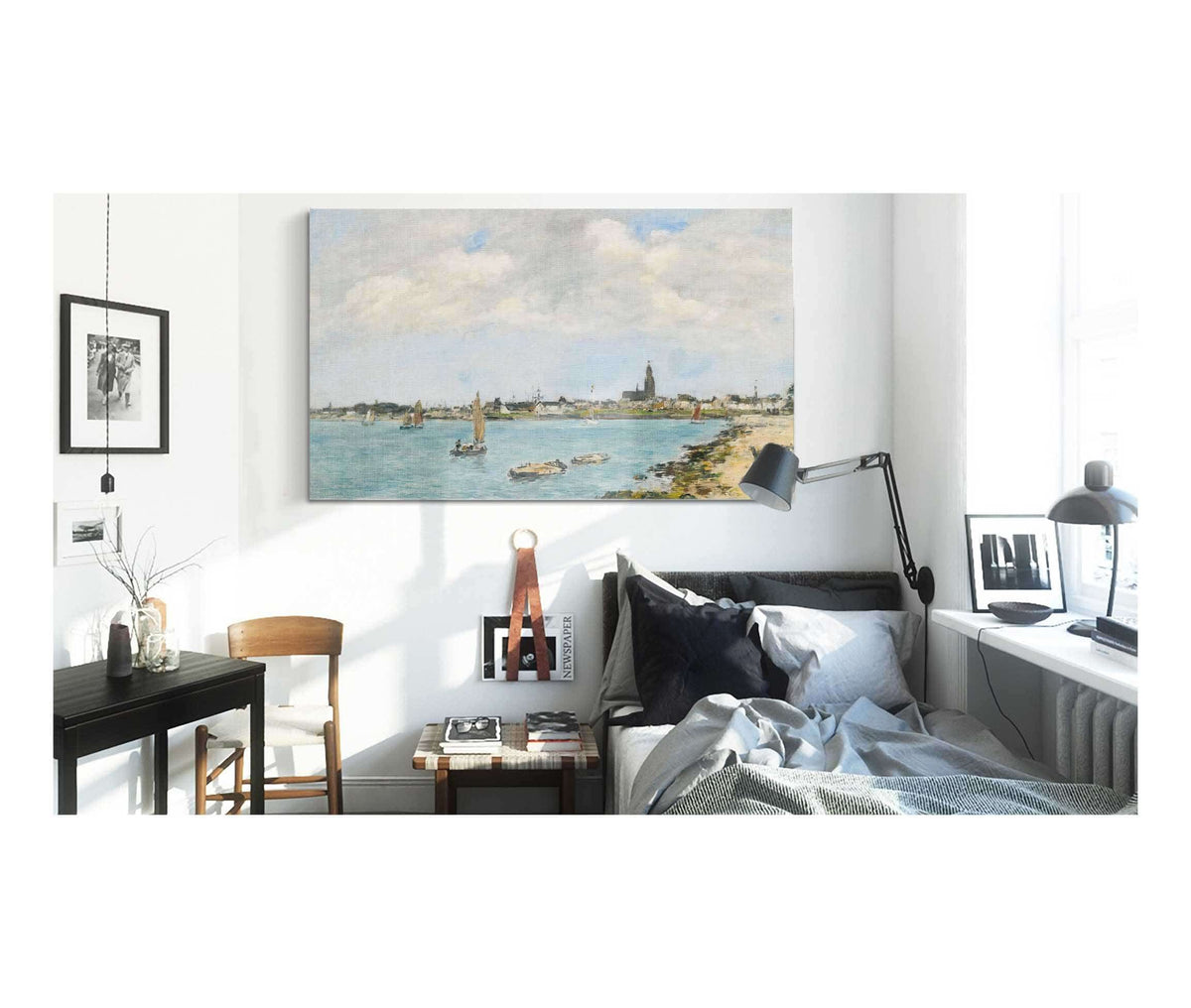 Le Croisic Vue Generale Prise De Pempron by Eugene Boudin