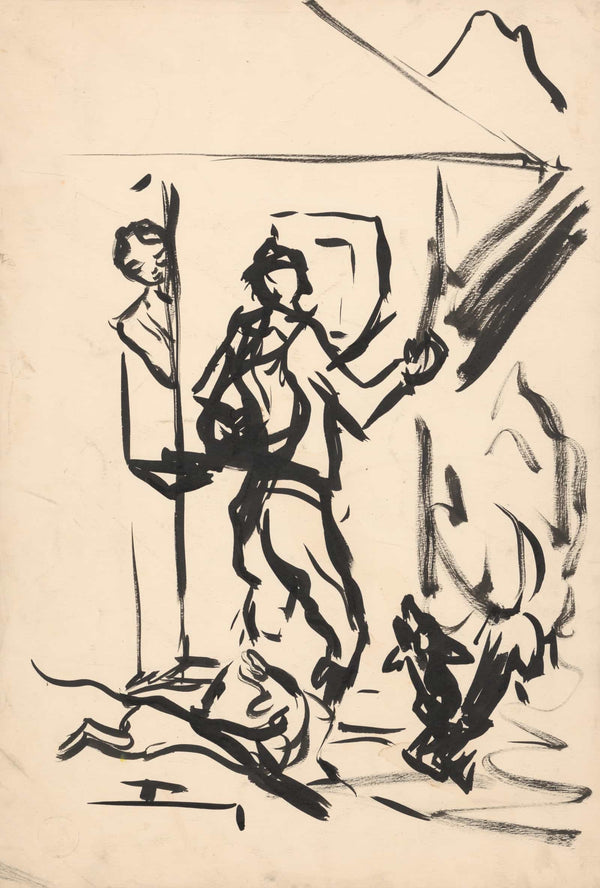 Leaving For A Hunt by Arnold Peter Weisz Kubincan