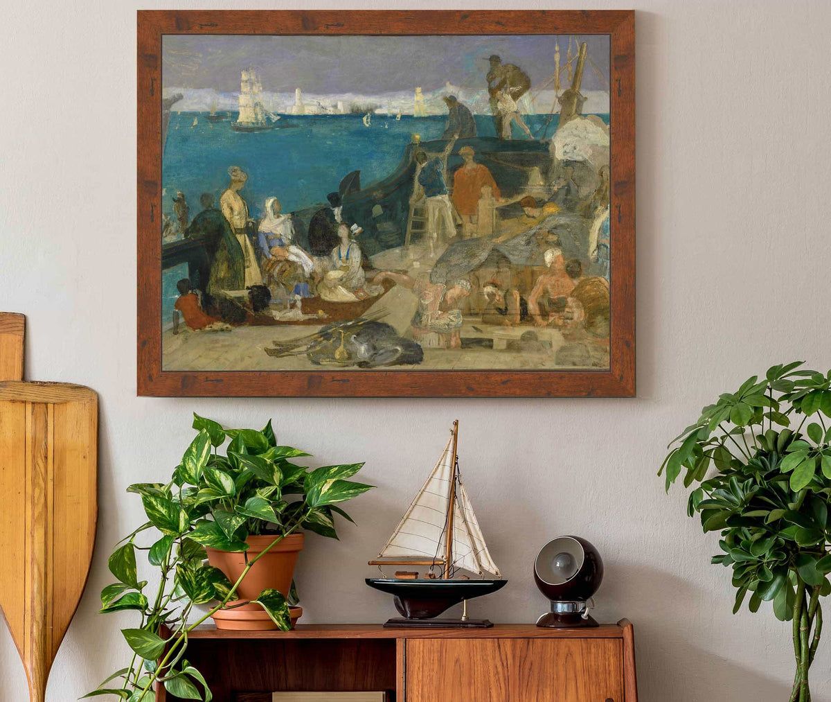 Marseilles Gateway To The Orient by Pierre Puvis De Chavannes