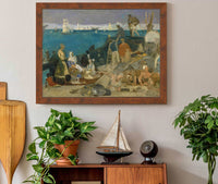 Marseilles Gateway To The Orient by Pierre Puvis De Chavannes