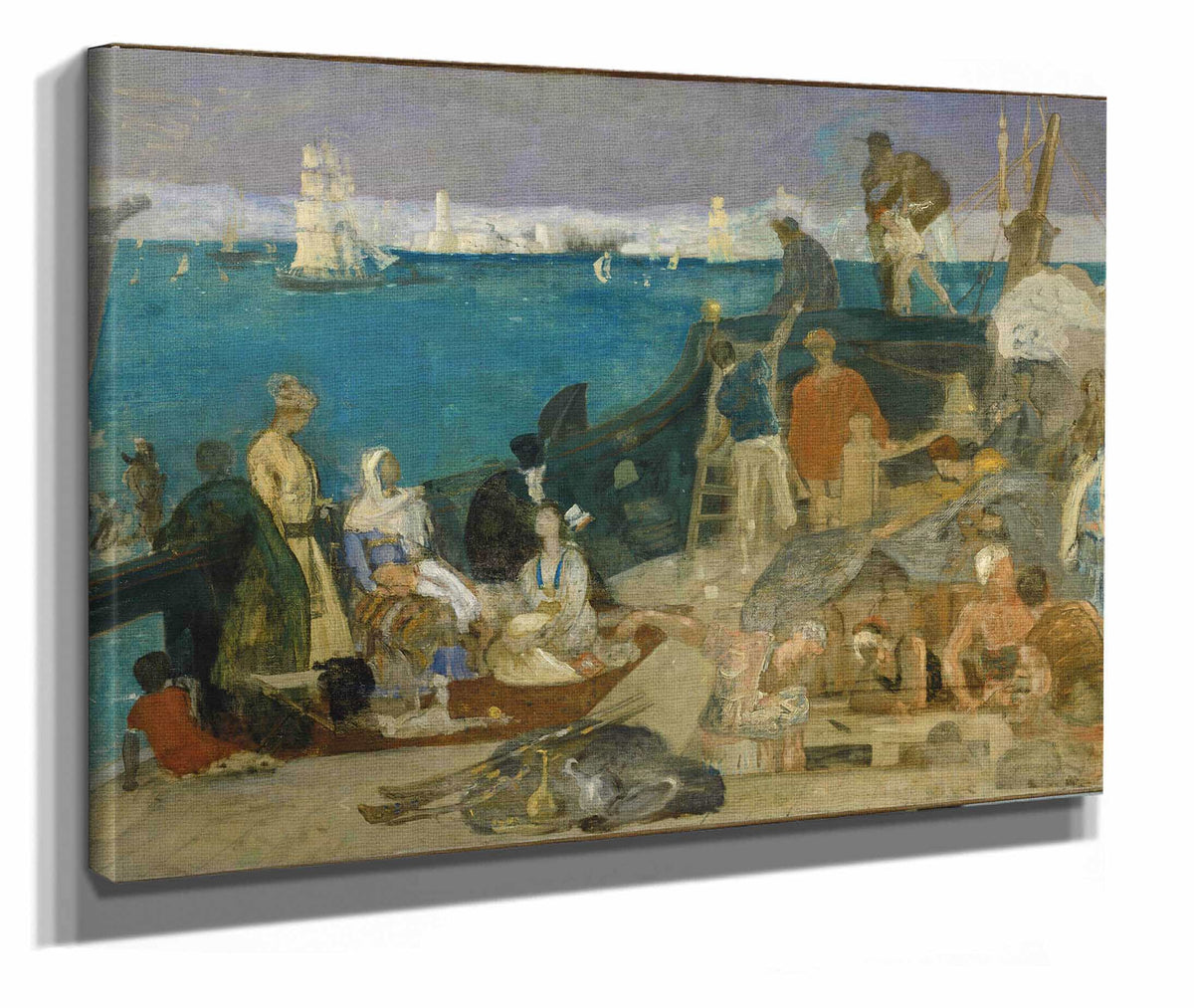 Marseilles Gateway To The Orient by Pierre Puvis De Chavannes