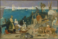Marseilles Gateway To The Orient by Pierre Puvis De Chavannes