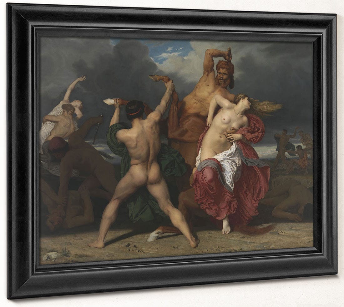 Battle Of The Centaurs And The Lapithae (Bataille Des Centaures Contre Les Lapithes) By William Adolphe Bouguereau Phoenix 4x3