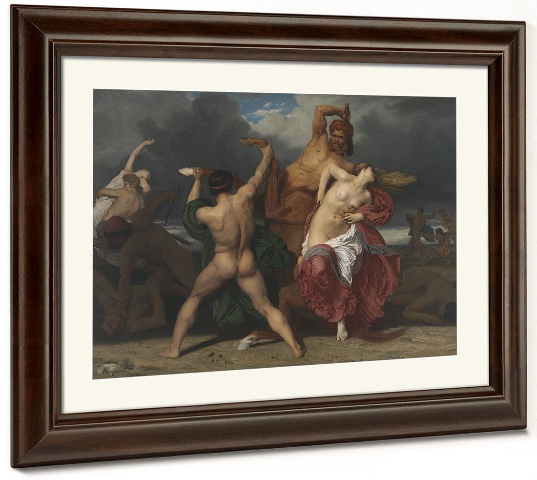 Battle Of The Centaurs And The Lapithae (Bataille Des Centaures Contre Les Lapithes) By William Adolphe Bouguereau Phoenix 4x3