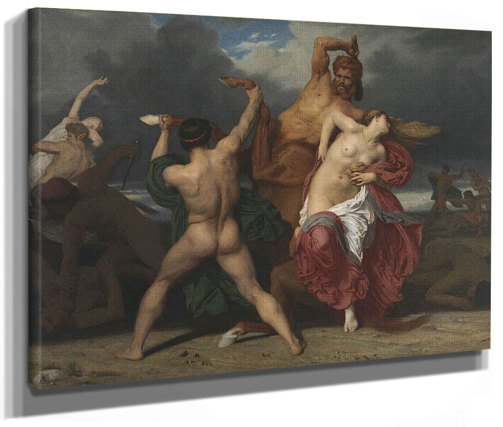 Battle Of The Centaurs And The Lapithae (Bataille Des Centaures Contre Les Lapithes) By William Adolphe Bouguereau Phoenix 4x3