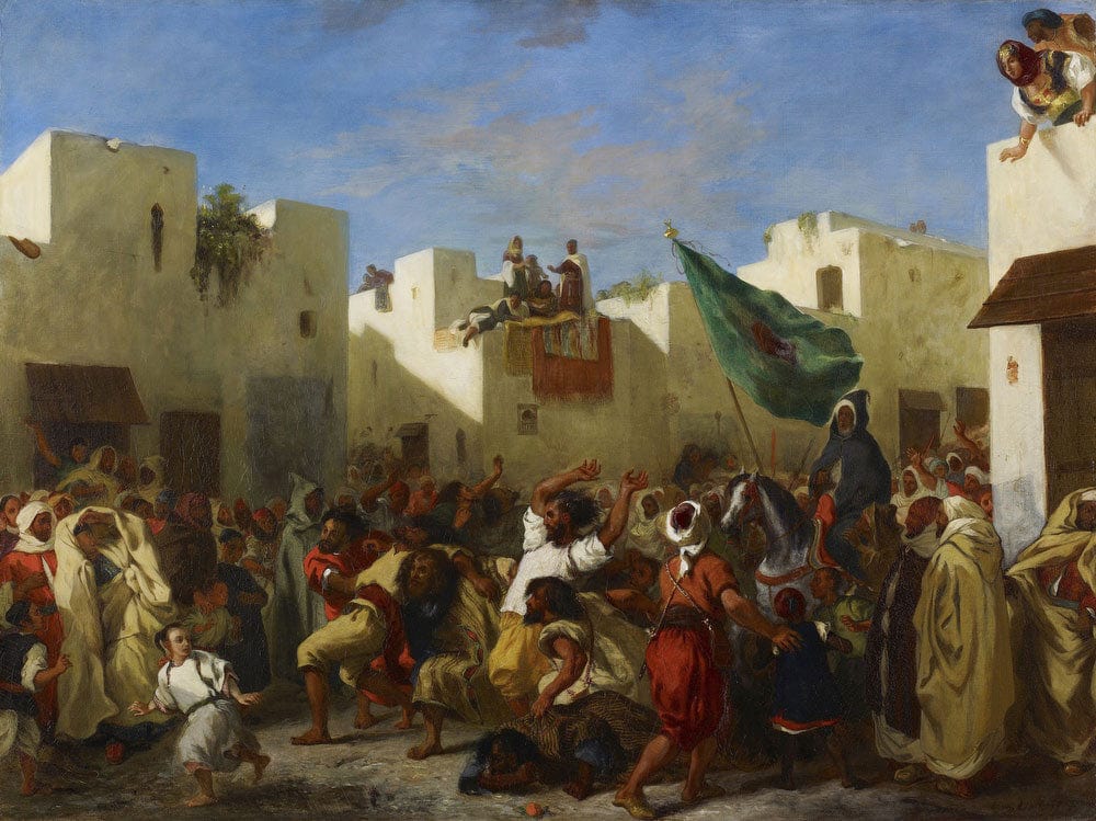 Fanatics Of Tangier By Ferdinand Victor Eugene Delacroix Phoenix 4x3
