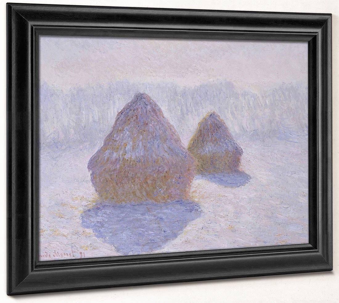 Haystacks (Effect Of Snow And Sun) By Claude Monet Phoenix 4x3