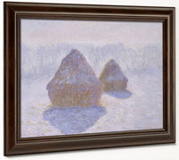 Haystacks (Effect Of Snow And Sun) By Claude Monet Phoenix 4x3