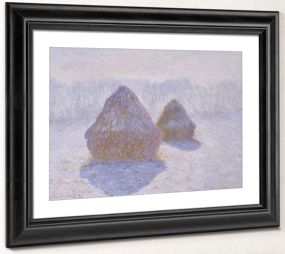 Haystacks (Effect Of Snow And Sun) By Claude Monet Phoenix 4x3