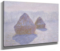 Haystacks (Effect Of Snow And Sun) By Claude Monet Phoenix 4x3