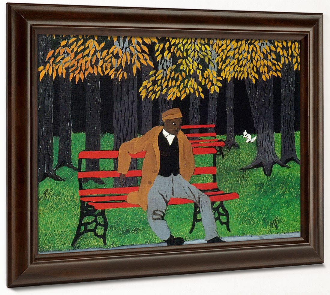 Man By On By A By Bench By Self By Portrait By Horace By Pippin Phoenix 4x3