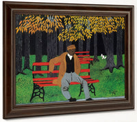 Man By On By A By Bench By Self By Portrait By Horace By Pippin Phoenix 4x3