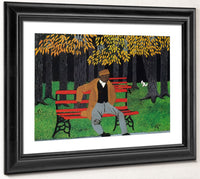 Man By On By A By Bench By Self By Portrait By Horace By Pippin Phoenix 4x3