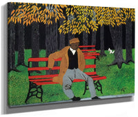 Man By On By A By Bench By Self By Portrait By Horace By Pippin Phoenix 4x3