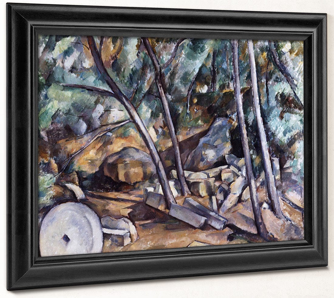 Millstone In The Park Of The Chateau Noir By Paul Cezanne Phoenix 4x3