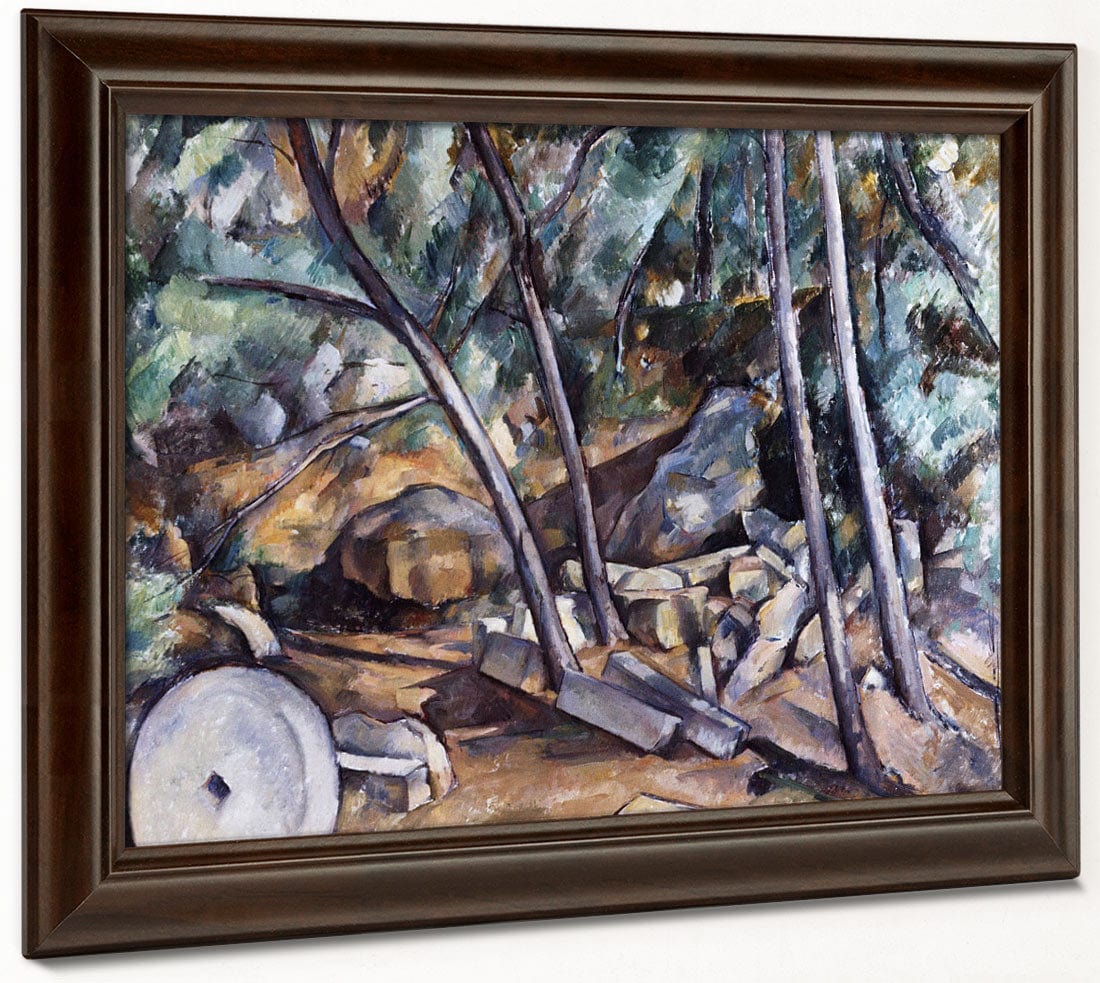 Millstone In The Park Of The Chateau Noir By Paul Cezanne Phoenix 4x3
