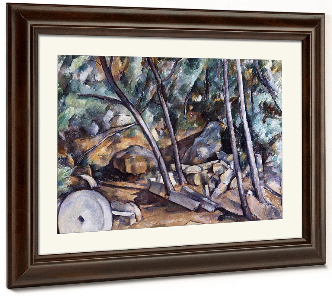 Millstone In The Park Of The Chateau Noir By Paul Cezanne Phoenix 4x3