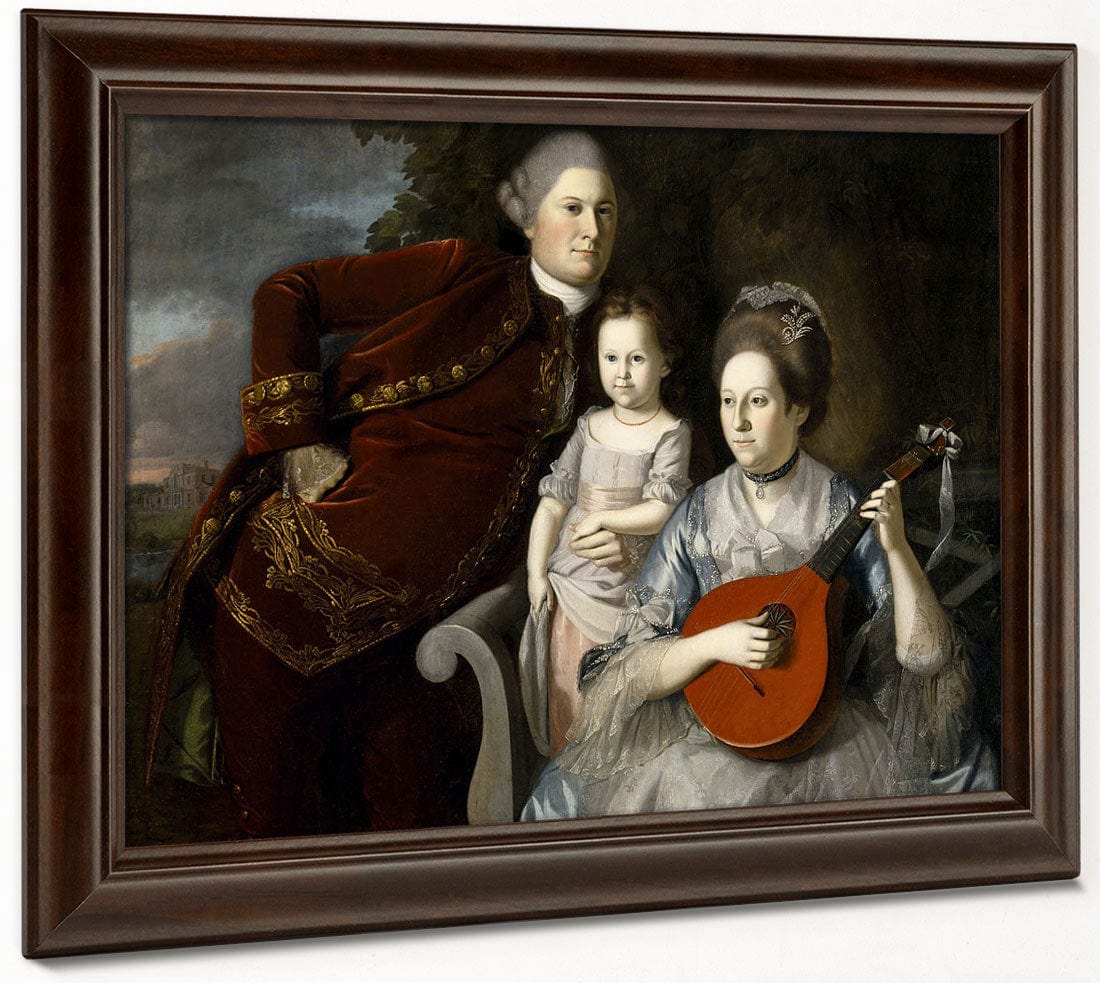 Portrait Of The Edward Lloyd Family By Charles Willson Peale Phoenix 4x3