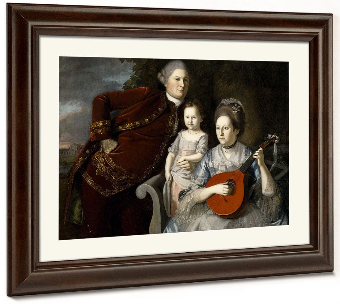 Portrait Of The Edward Lloyd Family By Charles Willson Peale Phoenix 4x3