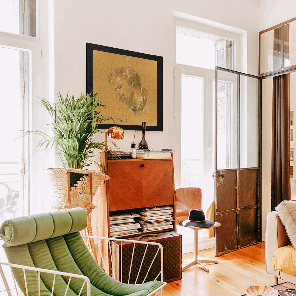 Kopfstudie Zur Szene Aus Dem Tiroler Freiheitskampf by Johann Peter Krafft Posters, Prints, & Visual Artwork